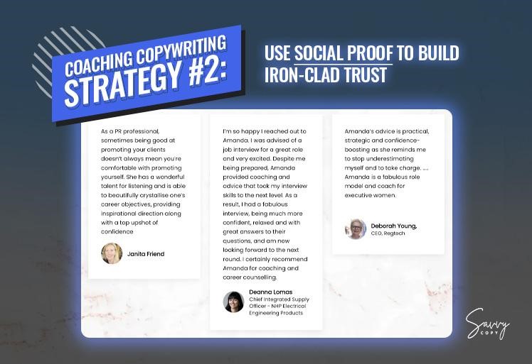 Social proof to build iron clad trust